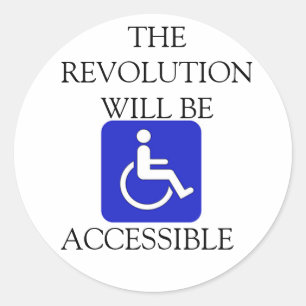 De revolutie zal een toegankelijke sticker zijn