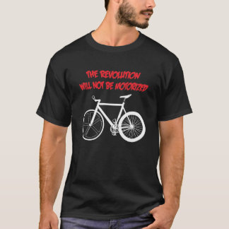 DE REVOLUTIE ZAL NIET WORDEN GEMOTORISEERD T-SHIRT