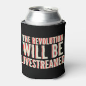 De revolutie zal overleven blikjeskoeler (Blikje Voorkant)