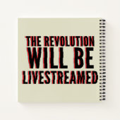 De revolutie zal overleven notitieboek (Achterkant)