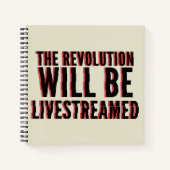 De revolutie zal overleven notitieboek (Voorkant)