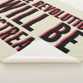 De revolutie zal overleven sherpa deken