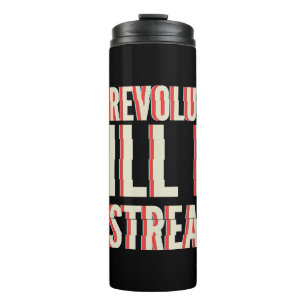 De revolutie zal overleven thermosbeker