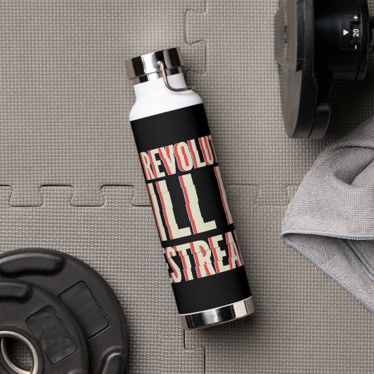 De revolutie zal overleven waterfles (Gym)