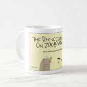 De Rhinoceros Beetle Koffiemok (Voorkant links)