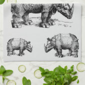 De Rhinoceros   Theedoek (Gevouwen)