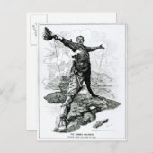 De Rhodes Colossus uit Punch Briefkaart (Voorkant / Achterkant)