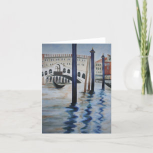 De Rialto Bridge Note Kaart