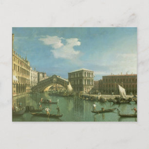 De Rialto-brug, Venetië Briefkaart