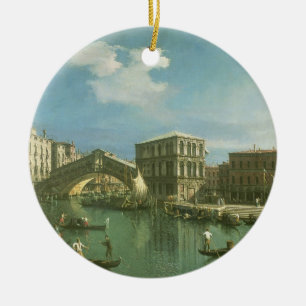 De Rialto-brug, Venetië Keramisch Ornament