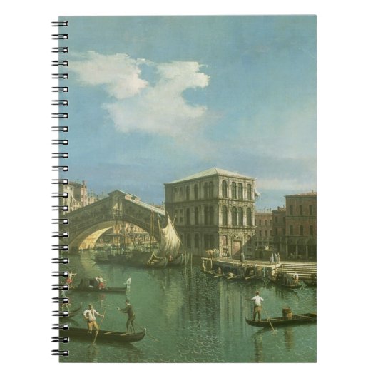 De Rialto-brug, Venetië Notitieboek (Voorkant)