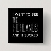 De Richlands Suck-knop Vierkante Button 5,1 Cm (Voorkant)