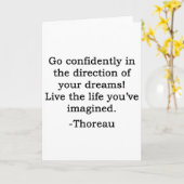 De richting van Uw Citaat van Dromen Kaart (Gele Bloem)