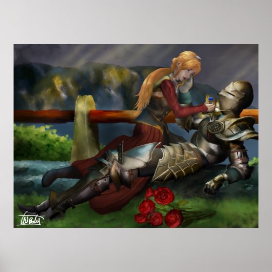 De Ridder en de Prinses Poster (Voorkant)