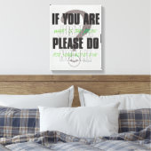 De Riddler - als je gerechtigheid bent, laat dan n Canvas Afdruk (Insitu (Slaapkamer))