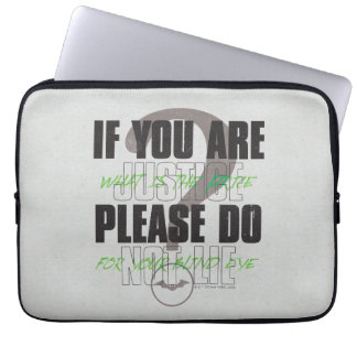 De Riddler - als je gerechtigheid bent, laat dan n Laptop Sleeve