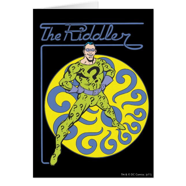 De Riddler en het Logo Paars (Voorkant)