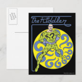 De Riddler en het Logo Paars Briefkaart (Voorkant / Achterkant)