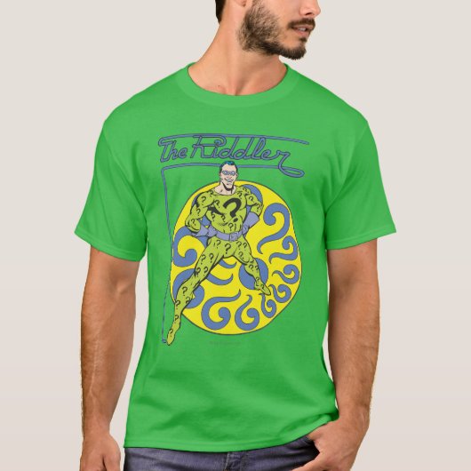 De Riddler en het Logo Paars T-shirt (Voorkant)