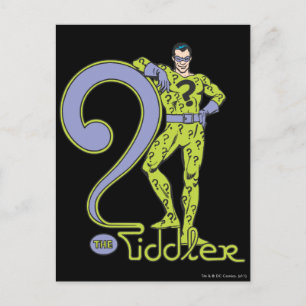 De Riddler en Logo Green Briefkaart