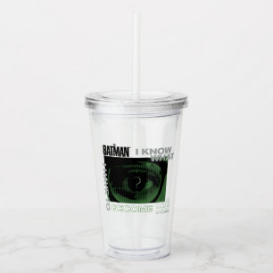 De Riddler "Ik weet wat ik moet worden" Acryl Drinkbeker