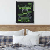 De Riddler - Unmask de Waarheid Canvas Afdruk (Insitu (Slaapkamer))