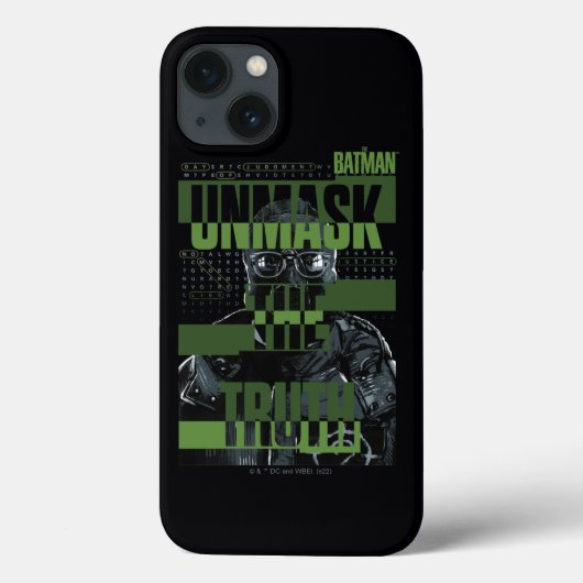 De Riddler - Unmask de Waarheid Case-Mate iPhone Case (Achterkant)
