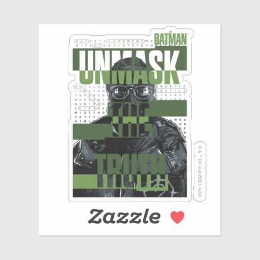 De Riddler - Unmask de Waarheid Sticker (Vel)
