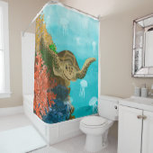 DE Rideau de douche tortue (En situation)