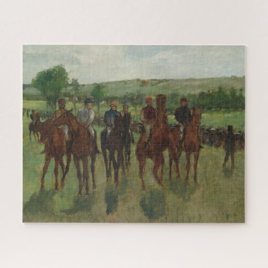 De Riders Fine Art van Edgar Degas Legpuzzel (Horizontaal)