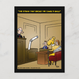 "De riem die de Camel heeft gebroken" Briefkaart