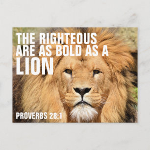 De Righteous is net zo vet als een LION Briefkaart
