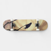 De rij, de maan, de schaduwen skateboard (Horizontaal)