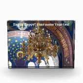 De rijke decoratie van de orthodoxe kathedraal fotoblokken (Voorkant)