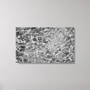 De Rimpelingen van het Water van de rivier Canvas Afdruk