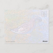 De rimpels briefkaart (Achterkant)