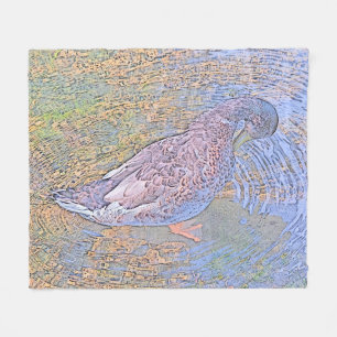 De rimpels fleece deken