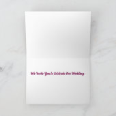 De Ring & Shoe bruiloft uitnodigen (Binnen)