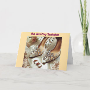 De Ring & Shoe bruiloft uitnodigen