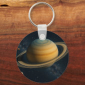 De ringen van Saturnus - kosmische Sleutelhanger (Achterkant)