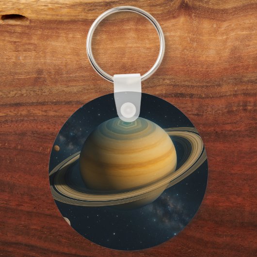 De ringen van Saturnus - kosmische Sleutelhanger (Voorkant)