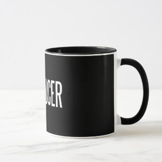 De ringer mok van de producent 11 oz (Zwarte Uitga