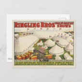 De Ringling Bros. circus Briefkaart (Voorkant / Achterkant)