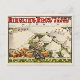 De Ringling Bros. circus Briefkaart