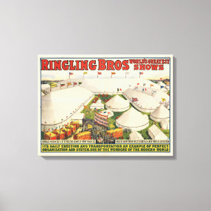 De Ringling Bros. circus Canvas Afdruk