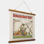 De Ringling Bros. circus Hangend Wandkleed (Gebogen)