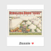 De Ringling Bros. circus Sticker (Vel)