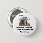 De ringweg van de Mole ZAP Ronde Button 5,7 Cm (Voorkant /achterkant)