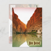De Rio Grande, Big Bend NP, Texas Briefkaart (Voorkant / Achterkant)