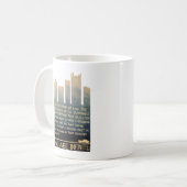 De risico's van een Wallbloem Koffiemok (Voorkant links)